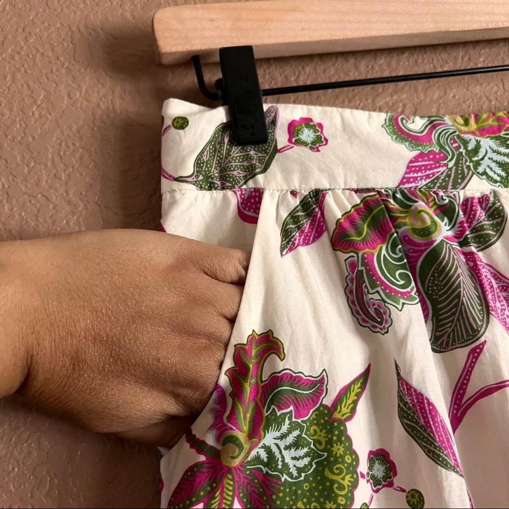 Anthropologie Edme & Esyllte Mini Floral Pattern Skirt Size XS - Picture 4 of 11